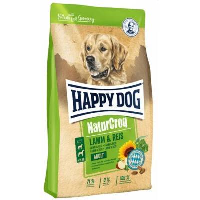 Happy Dog NaturCroq корм для взрослых собак, склонных к Аллергии (Ягненок и Рис)